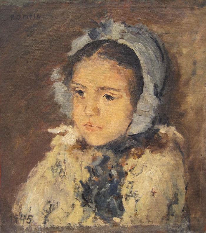 Child with bowler hat Piria, María Olga
