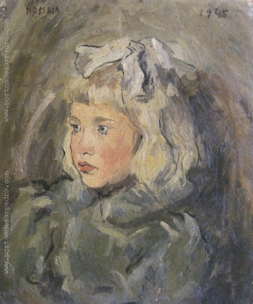 La niña de la moña Piria, María Olga