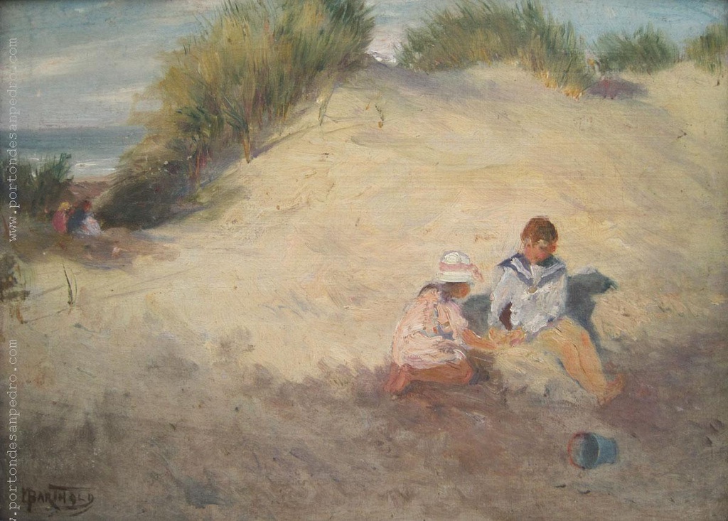 Children by the beach Barthold, Manuel