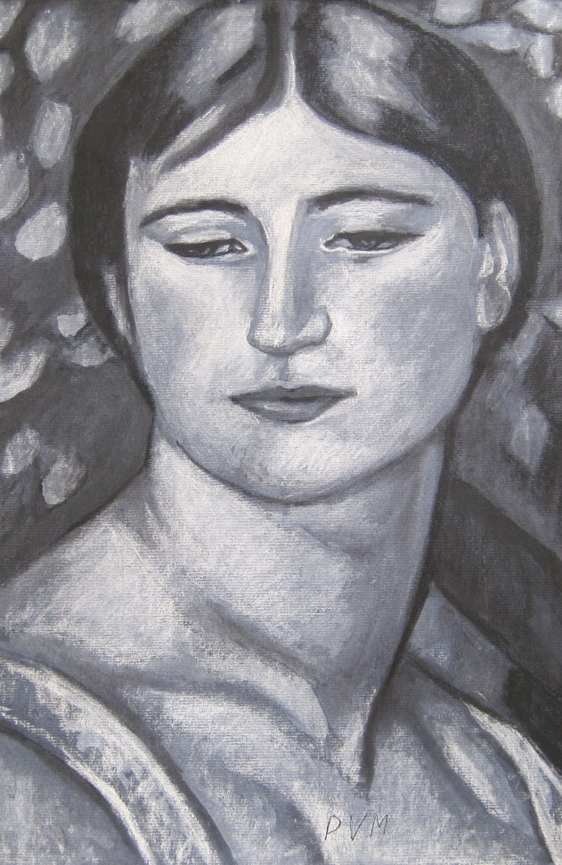 Retrato de mujer II Villegas Mañé, Pablo Felipe