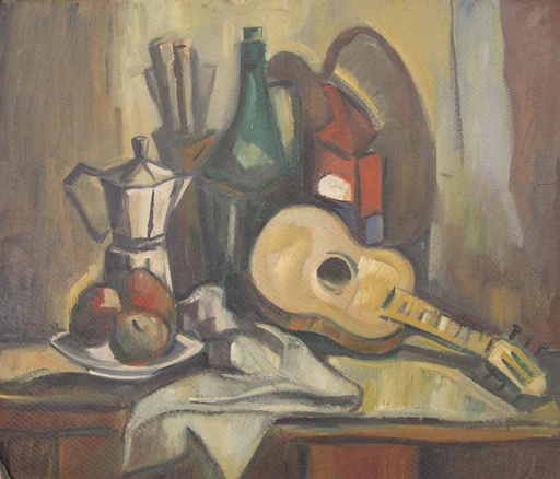 [10505] Still life with guitar